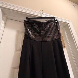 Express Black Sequin Jumpsuit